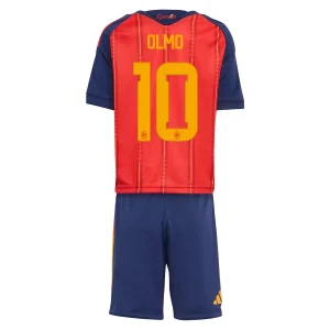 Spanien VM 2026 Hemmaställ Barn – Dani Olmo #10 Kortärmad Tröja + Shorts