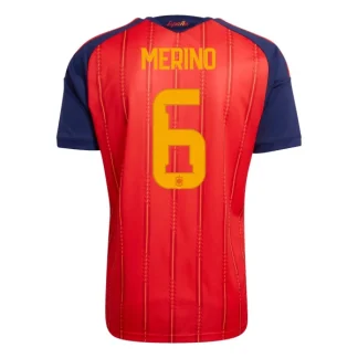 Spanien VM 2026 Hemmatröja Herr – Mikel Merino #6 Kortärmad Fotbollströja