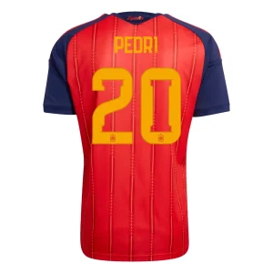Spanien VM 2026 Hemmatröja Herr – Pedri #20 Kortärmad Fotbollströja