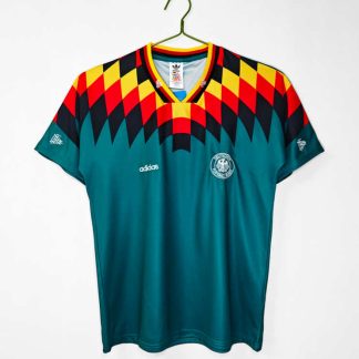 Tyskland Retro Bortatröja 1994 – Klassisk Fotbollströja