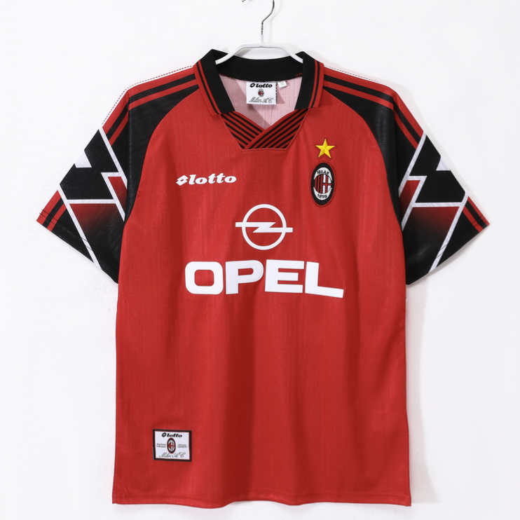 AC Milan 1997/98 Fjärde Tröja – Retro "Belo Horizonte" Fotbollströja AC Milan 1997/98 Fjärde Tröja – Retro "Belo Horizonte" Fotbollströja