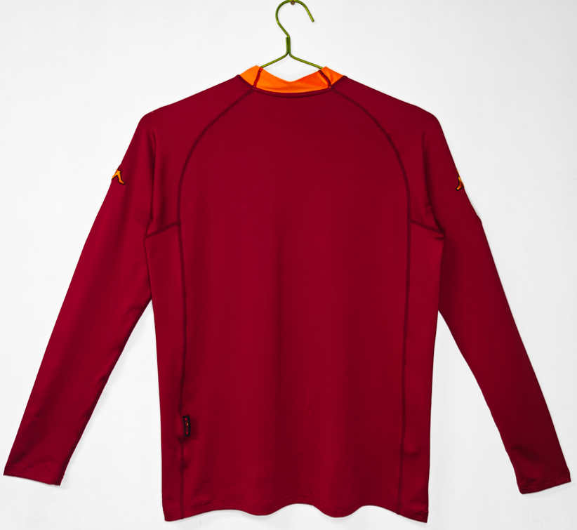 AS Roma 2001/02 Retro Hemmatröja – Klassisk Långärmad Fotbollströja 2 AS Roma 2001/02 Retro Hemmatröja – Klassisk Långärmad Fotbollströja