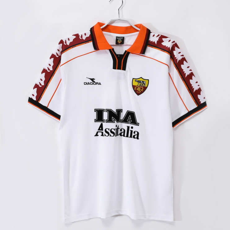 AS Roma Bortatröja 1998/99 Retro Fotbollströja AS Roma Bortatröja 1998/99 Retro Fotbollströja