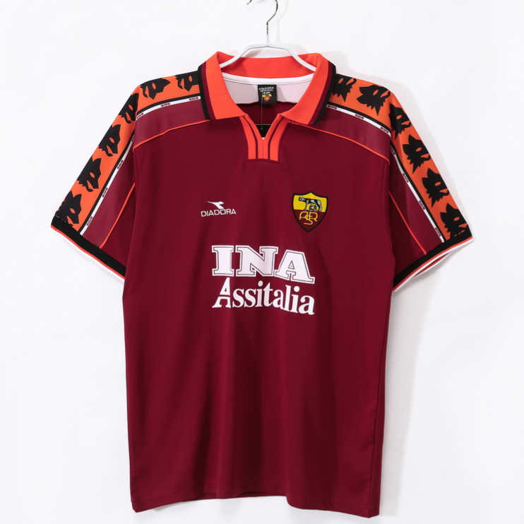 AS Roma Hemmatröja 1998/99 Retro Fotbollströja 1 AS Roma Hemmatröja 1998/99 Retro Fotbollströja