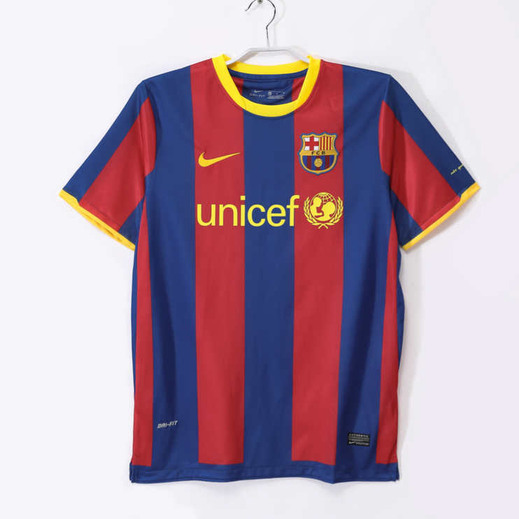 Barcelona Hemmatröja 2010/11 Retro Fotbollströja 1 Barcelona Hemmatröja 2010/11 Retro Fotbollströja