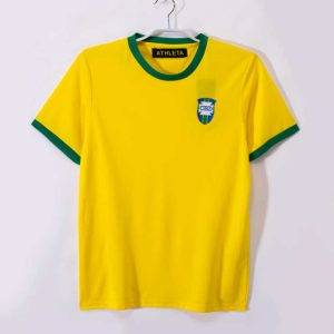 Brasilien 1970 Retro Hemmatröja – Klassisk Fotbollströja