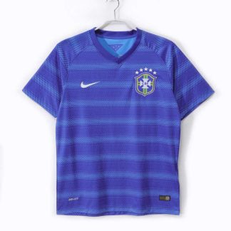Brasilien 2014 Retro Bortatröja – Klassisk Fotbollströja