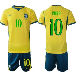 Brasilien Hemmaställ VM 2026 Kaká #10 Herr – Fotbollströja + Shorts