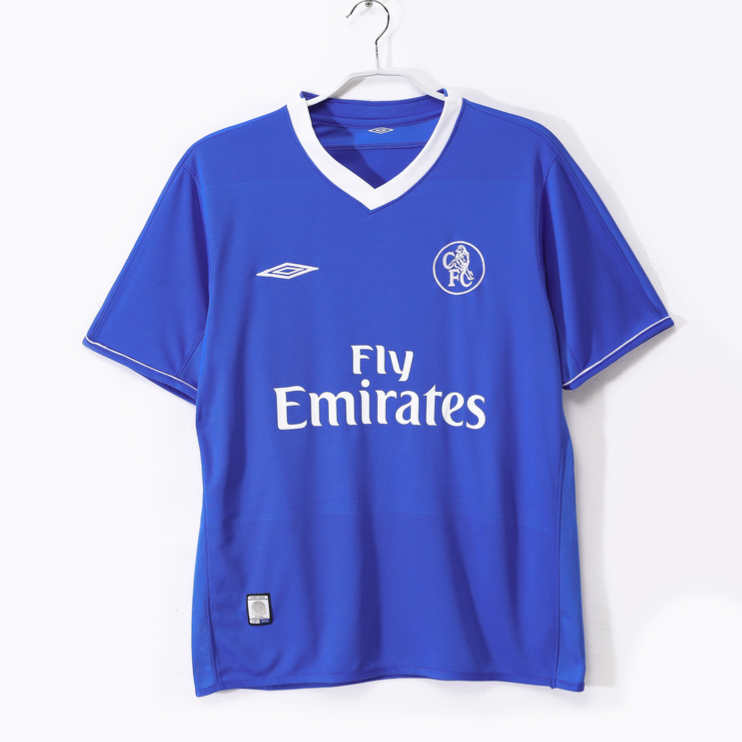 Chelsea 2003/05 Retro Hemmatröja – Klassisk Fotbollströja 1 Chelsea 2003/05 Retro Hemmatröja – Klassisk Fotbollströja