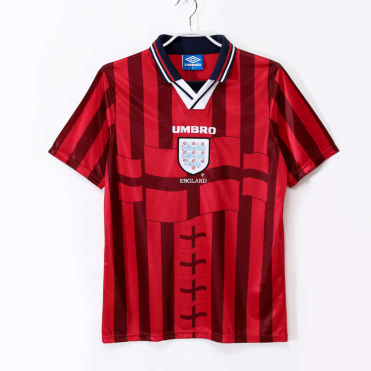 England VM 1998 Retro Bortatröja – Klassisk Fotbollströja 1 England VM 1998 Retro Bortatröja – Klassisk Fotbollströja