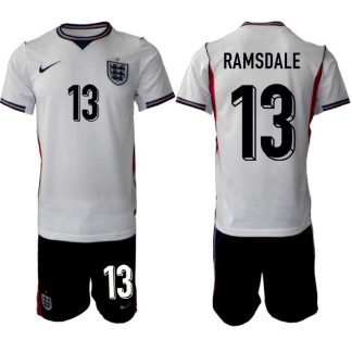 England VM 2026 Hemmaställ Aaron Ramsdale #13 Herr – Fotbollströja + Shorts