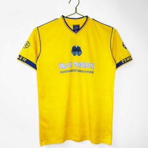 Iron Maiden 2008 Retro Bortatröja Gul – Klassisk Fotbollströja