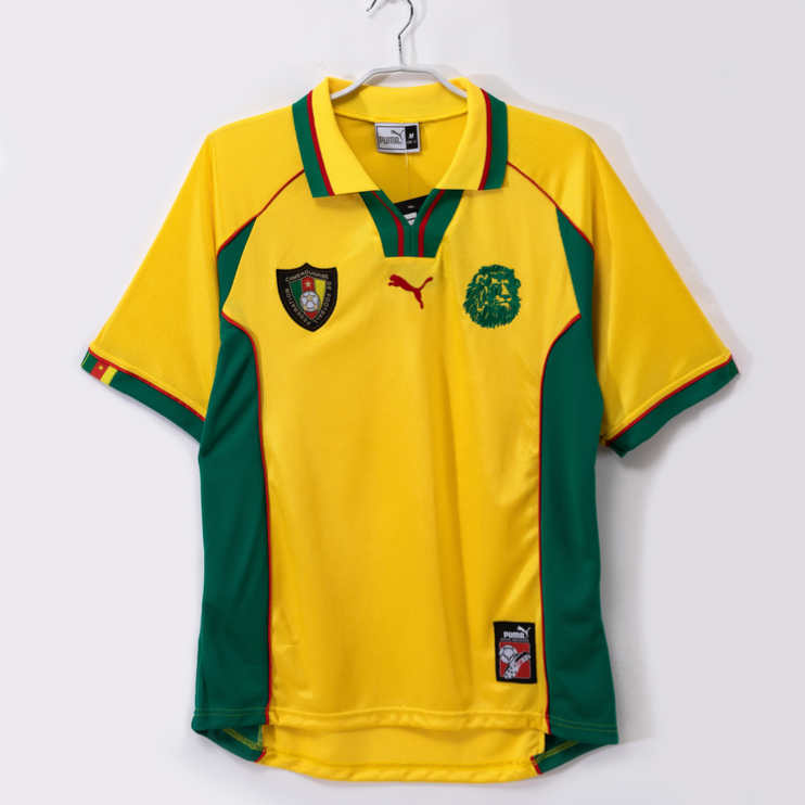 Kamerun 1998/99 Retro Bortatröja – Gul Klassisk Fotbollströja 1 Kamerun 1998/99 Retro Bortatröja – Gul Klassisk Fotbollströja