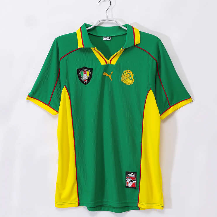 Kamerun 1998/99 Retro Hemmatröja – Klassisk Fotbollströja 1 Kamerun 1998/99 Retro Hemmatröja – Klassisk Fotbollströja