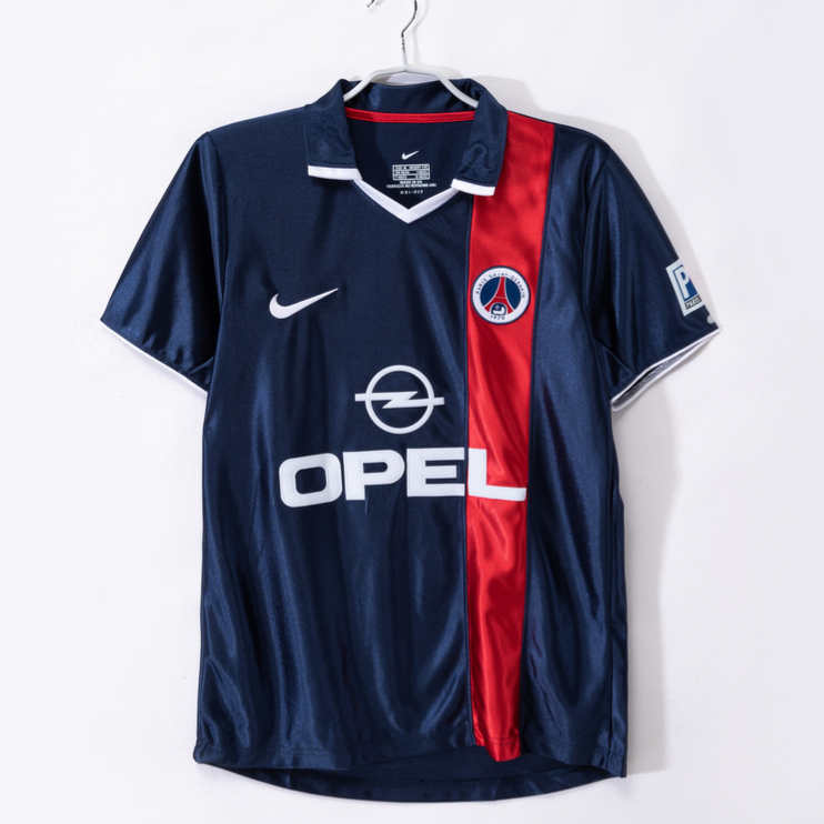Paris Saint-Germain Hemmatröja 2001/02 Retro Fotbollströja 1 Paris Saint-Germain Hemmatröja 2001/02 Retro Fotbollströja