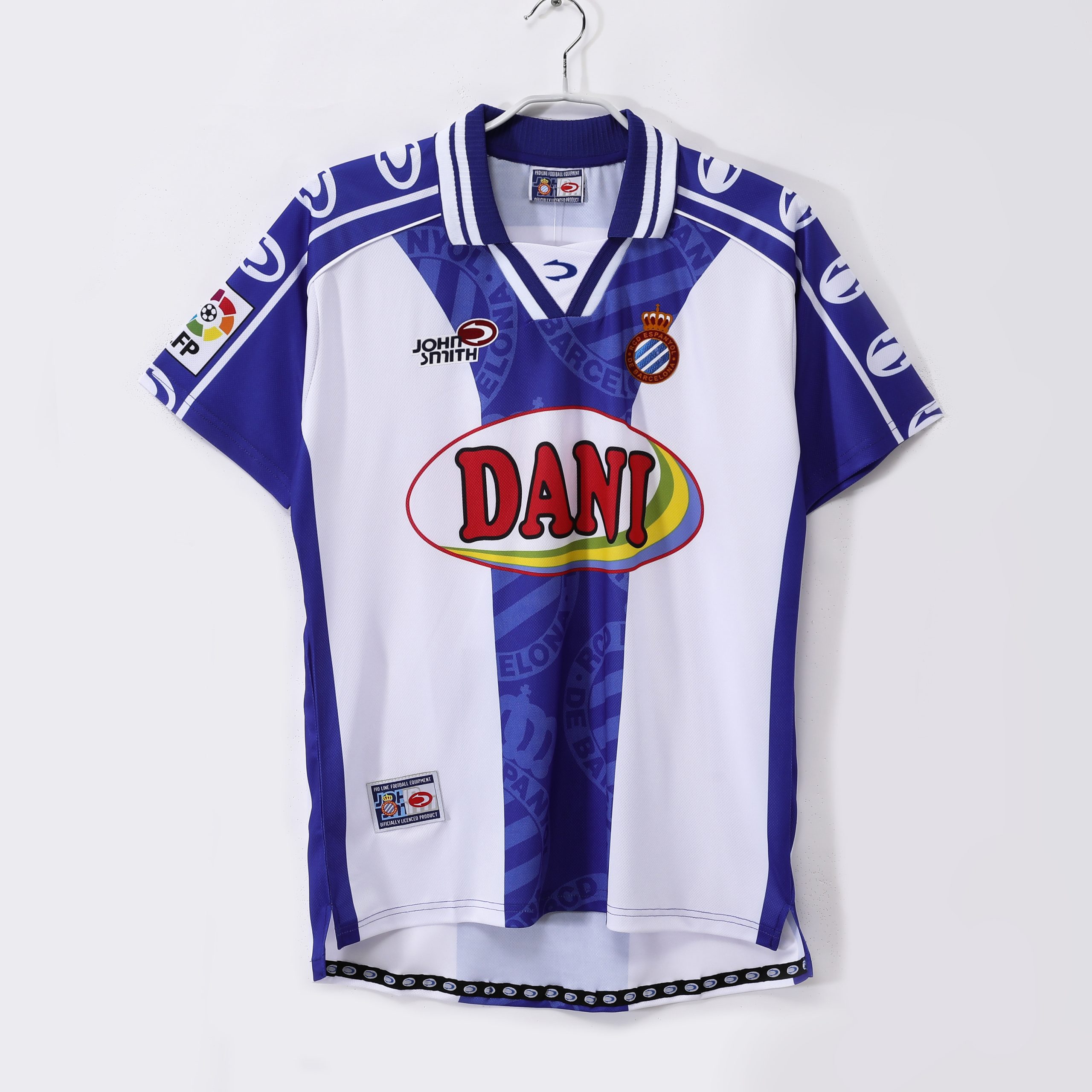 RCD Espanyol 1999/00 Hemmatröja – Retro Fotbollströja 1 RCD Espanyol 1999/00 Hemmatröja – Retro Fotbollströja