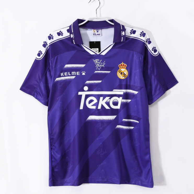 Real Madrid Bortatröja 1994/96 Retro Fotbollströja 1 Real Madrid Bortatröja 1994/96 Retro Fotbollströja