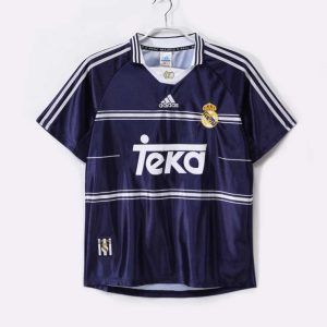 Real Madrid Bortatröja 1998/99 Retro Fotbollströja