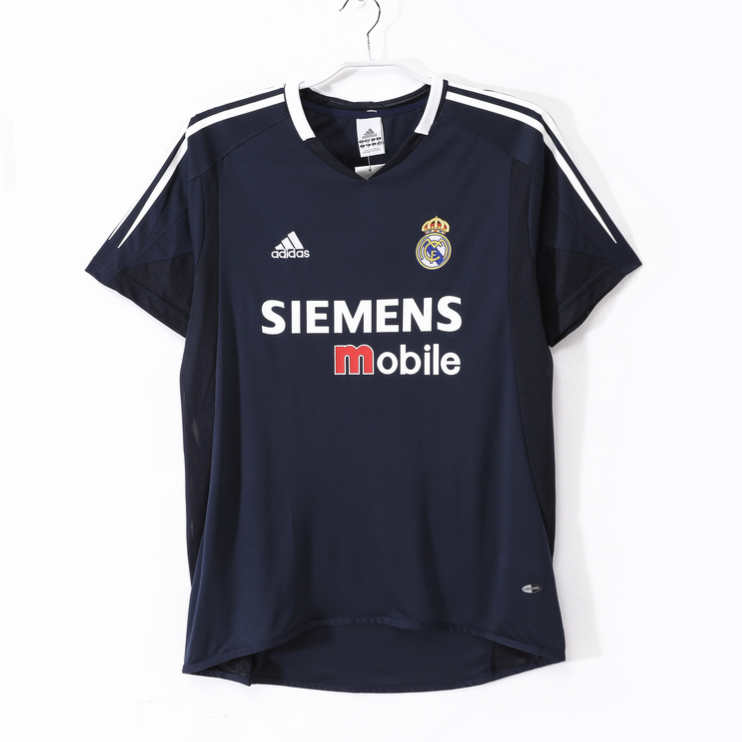 Real Madrid Bortatröja 2004/05 Retro Fotbollströja Real Madrid Bortatröja 2004/05 Retro Fotbollströja