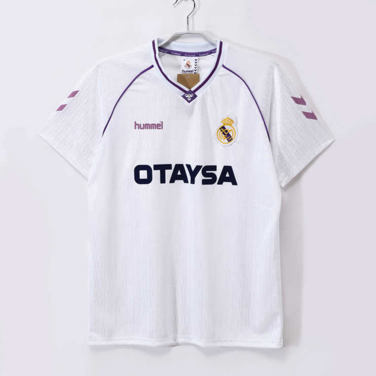 Real Madrid Hemmatröja 1990/92 Retro Fotbollströja 1 Real Madrid Hemmatröja 1990/92 Retro Fotbollströja
