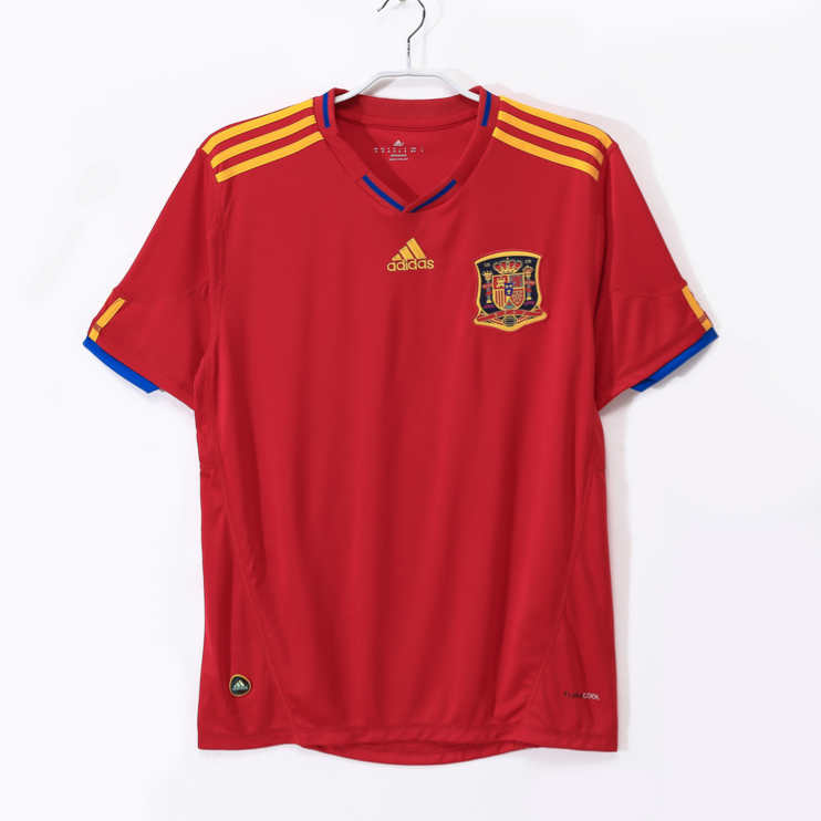 Spanien 2010 Retro Hemmatröja – Klassisk Fotbollströja Spanien 2010 Retro Hemmatröja – Klassisk Fotbollströja