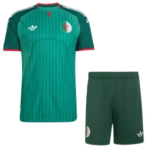 Algeriet Bortaställ VM 2026 Barn Kortärmad Fotbollströja + Shorts
