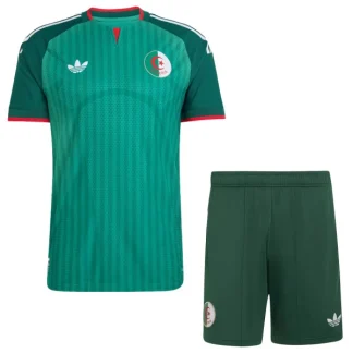 Algeriet Bortaställ VM 2026 Barn Kortärmad Fotbollströja + Shorts