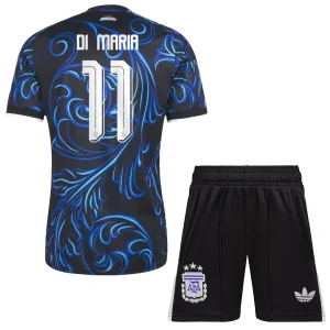 Argentina Bortaställ VM 2026 Barn – Ángel Di María #11 Fotbollströja