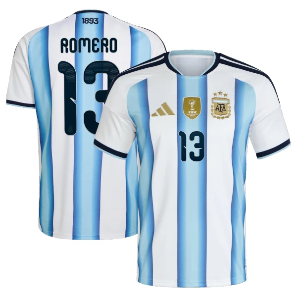 Argentina Hemmatröja VM 2026 Herr – Cristian Romero #13 Fotbollströja Argentina Hemmatröja VM 2026 Herr – Cristian Romero #13 Fotbollströja