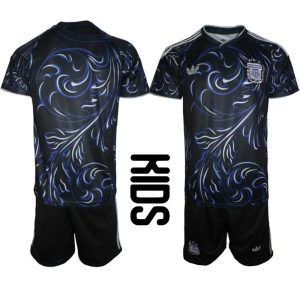Argentina VM 2026 Bortaställ Barn – Fotbollsset Tröja + Shorts