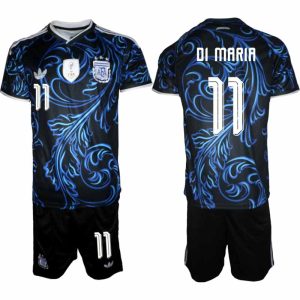 Argentina VM 2026 Bortatröja Herr – Ángel Di María #11 Fotbollströja och Shorts Set