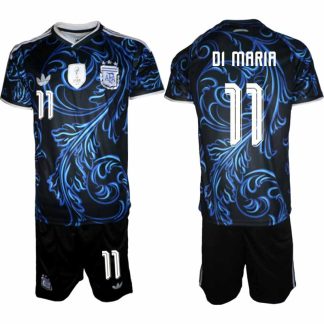 Argentina VM 2026 Bortatröja Herr – Ángel Di María #11 Fotbollströja och Shorts Set