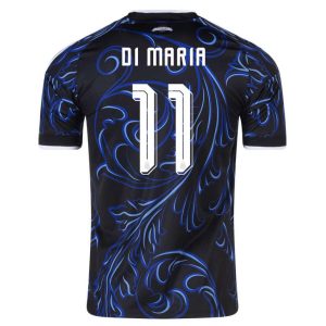 Argentina VM 2026 Bortatröja Herr Ángel Di María #11 Kortärmad Fotbollströja