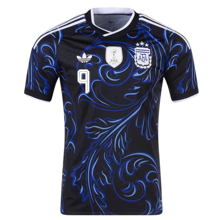 Argentina Bortatröja VM 2026 Herr – Julián Álvarez #9 Fotbollströja 2 Argentina VM 2026 Bortatröja Herr Julián Álvarez #9 Kortärmad Fotbollströja