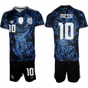 Argentina VM 2026 Bortatröja Herr – Lionel Messi #10 Fotbollströja och Shorts Set