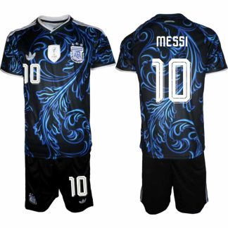 Argentina VM 2026 Bortatröja Herr – Lionel Messi #10 Fotbollströja och Shorts Set