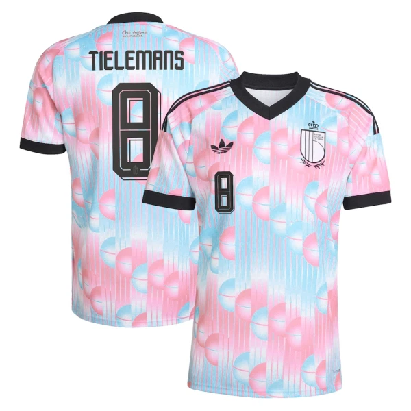 Belgien Bortatröja VM 2026 Herr – Youri Tielemans #8 Fotbollströja Belgien Bortatröja VM 2026 Herr – Youri Tielemans #8 Fotbollströja