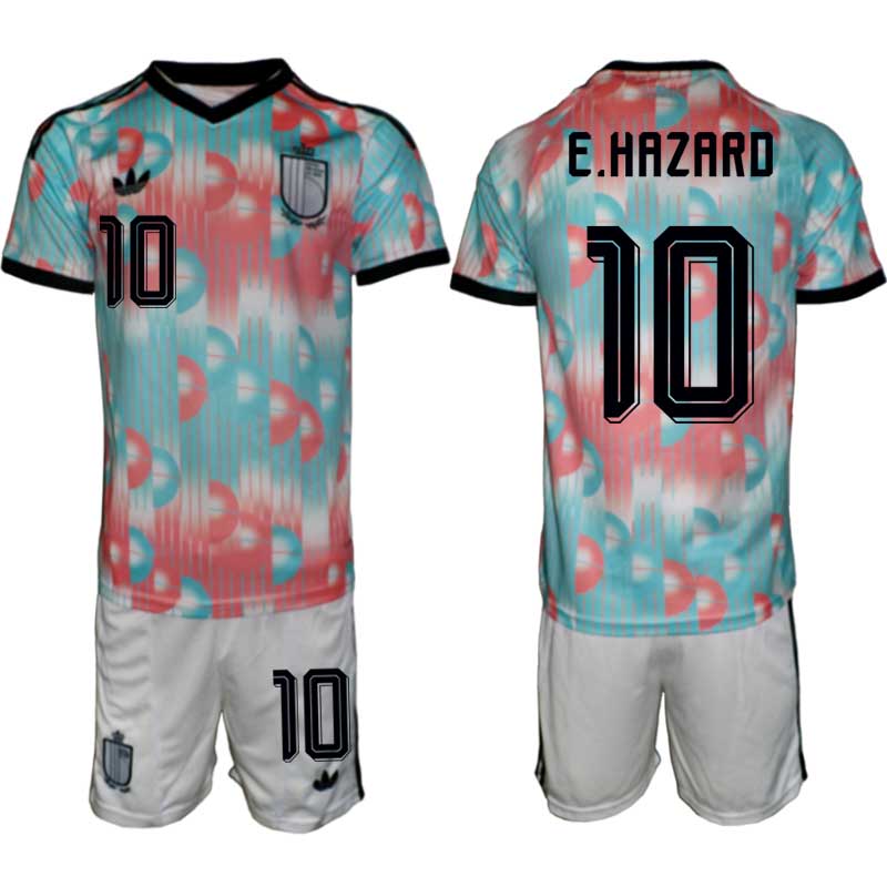 Belgien VM 2026 Bortatröja Herr – Eden Hazard #10 Fotbollströja och Shorts Set 1 Belgien VM 2026 Bortatröja Herr – Eden Hazard #10 Fotbollströja och Shorts Set