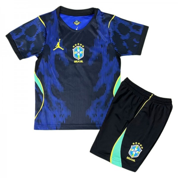 Brasilien Bortaställ VM 2026 Barn – Fotbollströja & Shorts (Set)