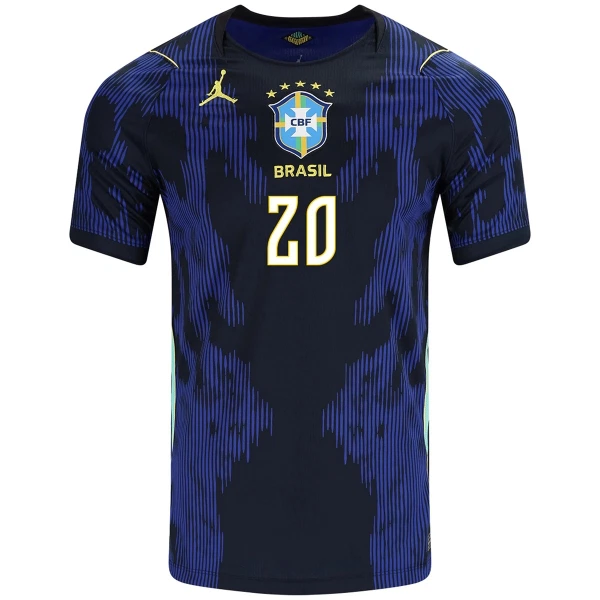 Brasilien Bortatröja VM 2026 Herr – Estêvão Willian #20 Fotbollströja 2 Brasilien Bortatröja VM 2026 Herr – Estêvão Willian #20 Fotbollströja