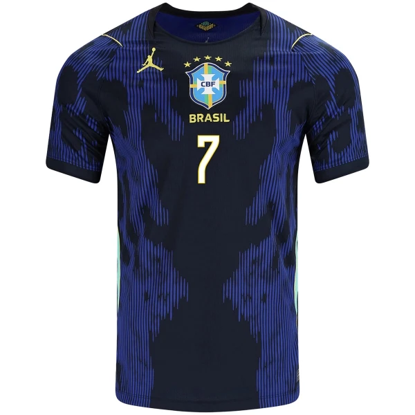 Brasilien Bortatröja VM 2026 Herr – Vinícius Júnior #7 Fotbollströja