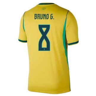 Brasilien Hemmatröja VM 2026 Herr – Bruno Guimarães #8 Fotbollströja