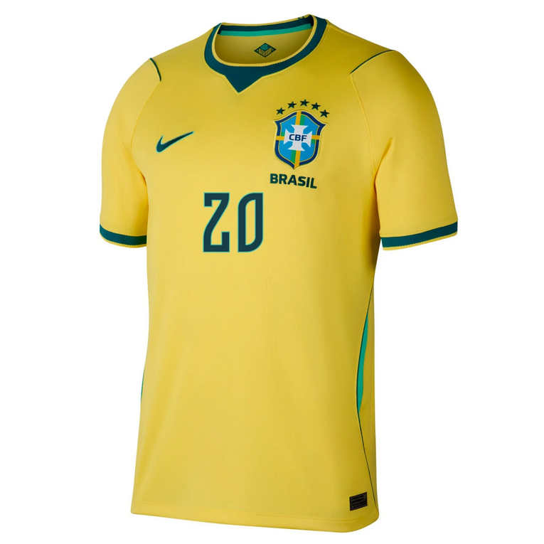 Brasilien Hemmatröja VM 2026 Herr – Estêvão Willian #20 Fotbollströja