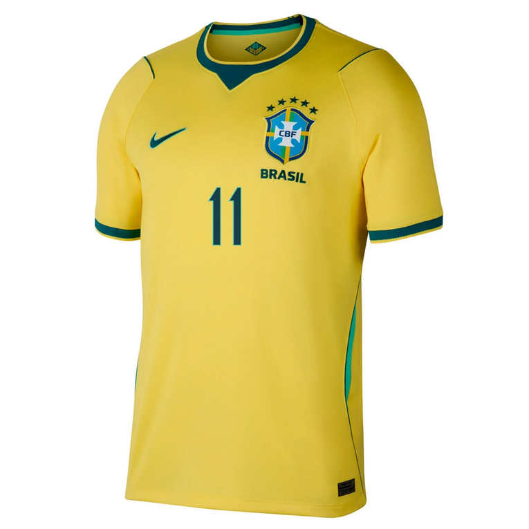 Brasilien Hemmatröja VM 2026 Herr – Raphinha #11 Fotbollströja 2 Brasilien Hemmatröja VM 2026 Herr – Raphinha #11 Fotbollströja