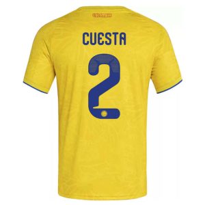 Colombia Hemmatröja VM 2026 Herr – Carlos Cuesta #2 Fotbollströja
