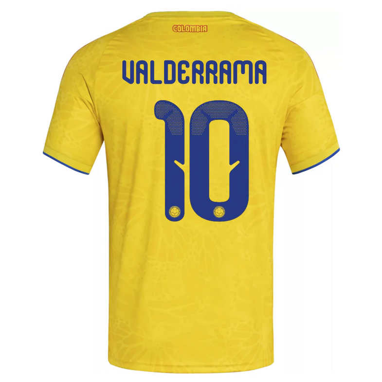 Colombia Hemmatröja VM 2026 Herr – Carlos Valderrama #10 Fotbollströja 1 Colombia Hemmatröja VM 2026 Herr – Carlos Valderrama #10 Fotbollströja