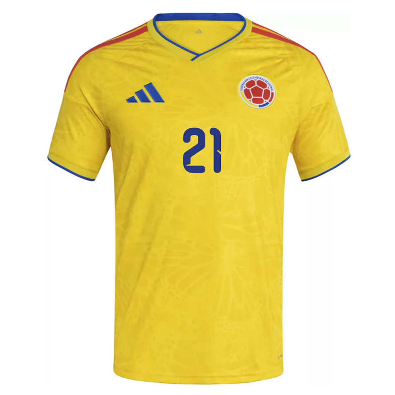 Colombia Hemmatröja VM 2026 Herr – Daniel Muñoz #21 Fotbollströja