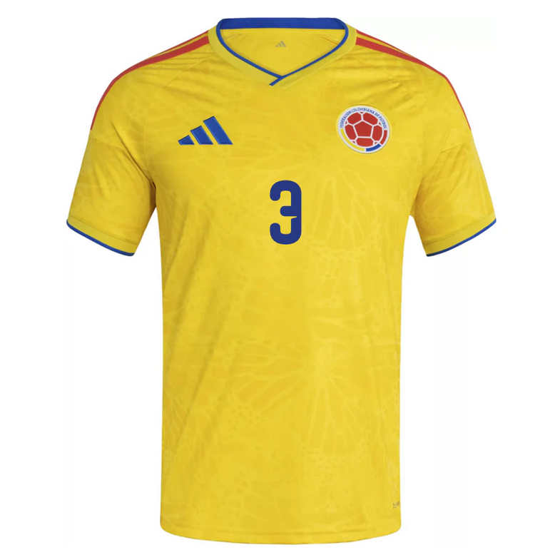 Colombia Hemmatröja VM 2026 Herr – Jhon Lucumí #3 Fotbollströja