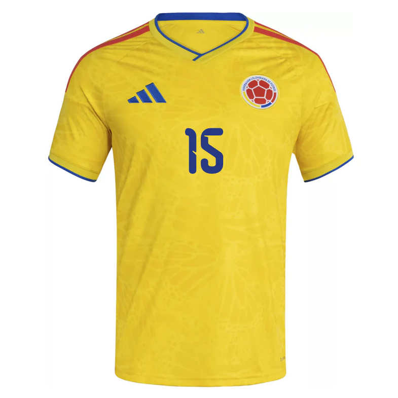 Colombia Hemmatröja VM 2026 Herr – Mateus Uribe #15 Fotbollströja