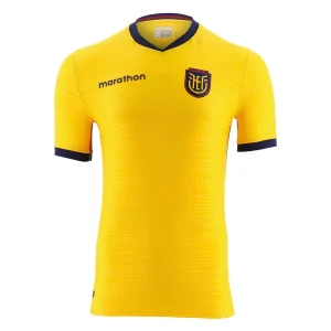 Ecuador Hemmatröja VM 2026 Herr Kortärmad Fotbollströja
